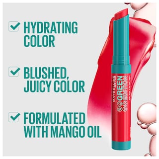 Foto 5 | Foto 5 | Rubor De Labios Maybelline Green Edition Balmy Brick Red, 1 Unidad - Venta Internacional.