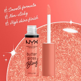 Foto 4 | Foto 4 | Brillo De Labios Nyx Professional Makeup Gloss Bling Dripped Out - Venta Internacional.