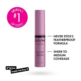 Foto 2 | Foto 2 | Brillo De Labios Nyx Professional Makeup Butter Gloss Marshmallow - Venta Internacional.