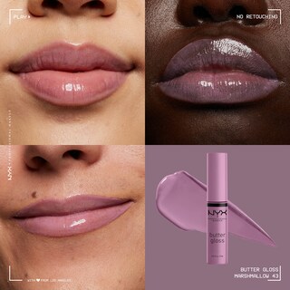 Foto 3 | Foto 3 | Brillo De Labios Nyx Professional Makeup Butter Gloss Marshmallow - Venta Internacional.