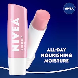 Foto 5 | Foto 5 | Bálsamo Labial Nivea Shimmer Con Manteca De Karité Y Aceite De Jojoba, 4 X 5 Ml - Venta Internacional.