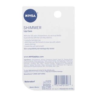 Foto 4 | Foto 4 | Cuidado Labial Nivea Shimmer Radiant 5 Ml (paquete De 8) - Venta Internacional.