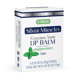 Foto 1 | Foto 1 | Bálsamo Labial Silver Miracles Colloidal Silver, Paquete De 3 - Venta Internacional.