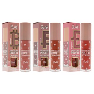 Foto 3 | Foto 3 | Kit De Laca De Labios Rude Cosmetics High Gloss Profit  3 Piezas - Venta Internacional.