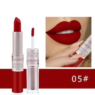 Foto 2 | Foto 2 | Brillo De Labios Mate Mate De Doble Cabezal De 12 Colores Lipstick Huoguo - Venta Internacional.