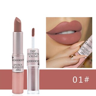 Foto 2 | Foto 2 | Brillo De Labios Mate Mate De Doble Cabezal De 12 Colores Lipstick Huoguo - Venta Internacional.