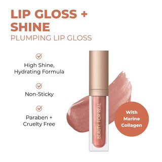 Foto 2 | Foto 2 | Brillo De Labios Beauty For Real Turned On Plumping High Shine Nude - Venta Internacional.