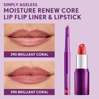 Foto 5 | Foto 5 | Delineador De Labios Covergirl Simply Ageless Brilliant Coral - Venta Internacional.