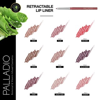 Foto 5 | Foto 5 | Delineador De Labios Impermeable Palladio Retráctil Café 1 Unidad - Venta Internacional.