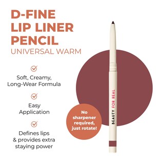 Foto 2 | Foto 2 | Lápiz Delineador De Labios Beauty For Real D-fine Universal Warm - Venta Internacional.