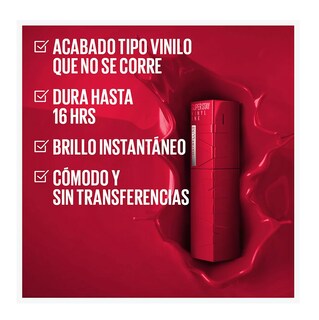 Foto 5 | Foto 5 | Labial Líquido Maybelline 4.2 Ml Acabado Gloss Color Wicked 50