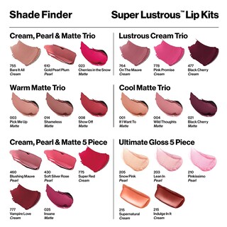 Foto 4 | Foto 4 | Venta Internacional - Lápiz Labial Super Lustrous Juego de 3 Colores de Labios Multiacabado Crema Perlado y Mate