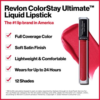 Foto 1 | Foto 1 | Lápiz Labial Líquido Revlon Colorstay Ultimate Nude, Paquete De 2 - Venta Internacional.