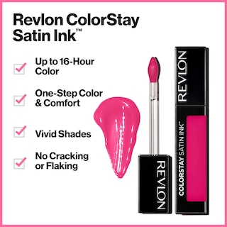 Foto 3 | Foto 3 | Lápiz Labial Líquido Revlon Colorstay Satin Ink 007 Partner In Crime - Venta Internacional