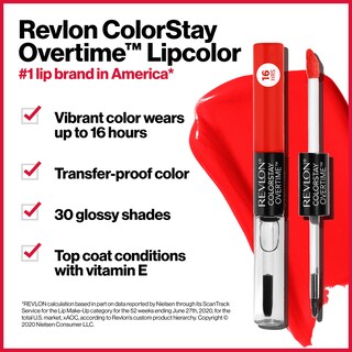 Foto 4 | Foto 4 | Color De Labios Revlon Colorstay Overtime Stay Currant 280 Paquete De 2 - Venta Internacional