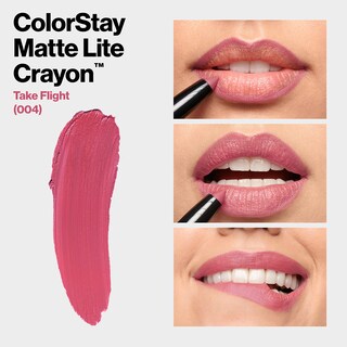 Foto 5 | Foto 5 | Lápiz Labial Revlon Colorstay Matte Lite Crayon 004 Take Flight - Venta Internacional