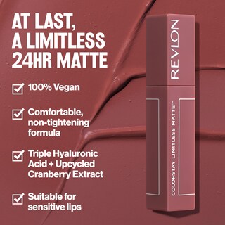 Foto 3 | Foto 3 | Lápiz Labial Revlon Colorstay Limitless Matte 009 Hot Take 5 Ml- Venta Internacional