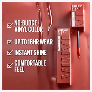 Foto 2 | Foto 2 | Lápiz Labial Maybelline Super Stay Vinyl Ink Longwear Fearless - Venta Internacional.