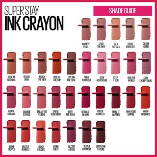 Foto 5 | Foto 5 | Lápiz Labial Maybelline Super Stay Ink Crayon Seek Adventure - Venta Internacional.