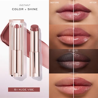 Foto 3 | Foto 3 | Bálsamo Labial Lancôme Lip Idôle Squalane 12 Butterglow 51 Nude Vibe - Venta Internacional.