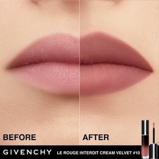 Foto 5 | Foto 5 | Labial Givenchy Le Rouge Interdit Cream Velvet N10 Beige-Venta Internacional