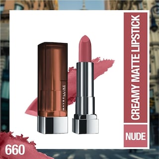 Foto 2 | Foto 2 | Lápiz Labial Maybelline Color Sensational Matte Hydrating Nude - Venta Internacional.