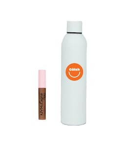 Foto 1 | Foto 1 | Labial Líquido Nyx Lingerie Xxl Matte Color Hot Caramelo + Termo De Agua De Regalo Güish