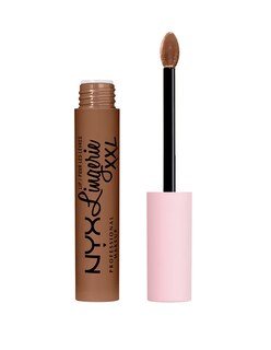 Foto 3 | Foto 3 | Labial Líquido Nyx Lingerie Xxl Matte Color Hot Caramelo + Termo De Agua De Regalo Güish