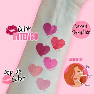 Foto 6 | Foto 6 | Lip Tint Tinta Labios Indeleble 24 Hrs Kiss Lip Tint Pink Up