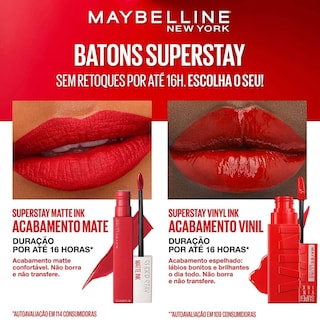 Foto 7 | Foto 7 | Lápiz Labial Maybelline Super Stay Vinyl Ink Longwear Red - Venta Internacional.
