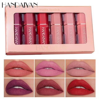 Foto 4 | Foto 4 | Set De 6 Unidades De Maquillaje Hidratante De Belleza Para Mujer Lipstick Huoguo - Venta Internacional.