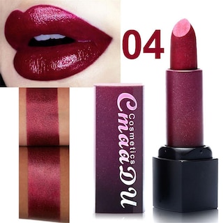 Foto 4 | Foto 4 | Brillo De Labios Huoguo Nude Metallic Matte Velvet Brillante 4 Colores - Venta Internacional.