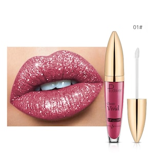 Foto 1 | Foto 1 | Lápiz Labial Huoguo Diamond Shiny Purpurina De Larga Duración 5 Ml - Venta Internacional.