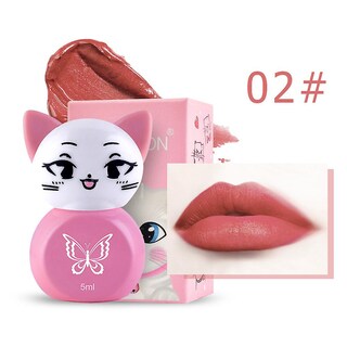 Foto 2 | Foto 2 | Lápiz Labial Huoguo Cute Red Sweet Velvet Impermeable 5 G - Venta Internacional.