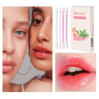 Foto 2 | Foto 2 | Lápiz Labial Para Tatuajes  Bastoncillo De Algodón  Brillo Labial  20 Unidades Huoguo - Venta Internacional.