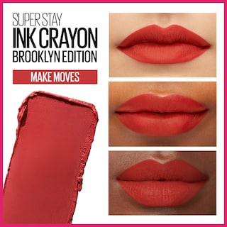Foto 3 | Foto 3 | Lápiz Labial Maybelline Super Stay Ink Crayon Make Moves Red Nude - Venta Internacional.