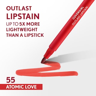 Foto 2 | Foto 2 | Lápiz Labial Covergirl Outlast 55 Atomic Love Vegan 1,7 Ml - Venta Internacional.