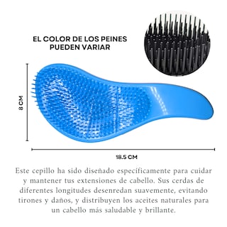 Foto 2 | Foto 2 | Cepillo Especial Para Extensiones De Cabello, Desenredante