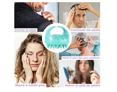 Foto 3 | Foto 3 | Masajeador De Cuero Cabelludo, 2 Cepillos Para Ducha Cabello