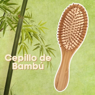 Foto 5 | Foto 5 | Cepillo De Bambú 100% Natural Peinado Masajeador Cabello