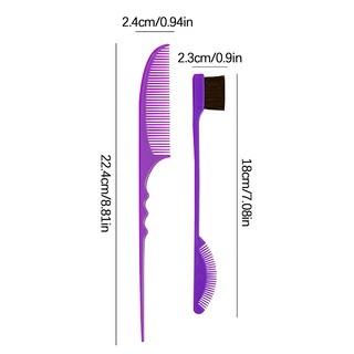 Foto 1 | Foto 1 | Juego De Peines Huoguo Con Punta Enrollada Para El Cabello Peine Ondulado Empujado A Mano - Venta Internacional.