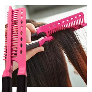 Foto 6 | Foto 6 | Peine Alaciado Para Planchar Cabello Tenaza Estilista Alaciado Efecto Salon De Belleza Barberia