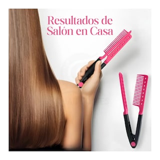 Foto 8 | Foto 8 | Peine Alaciado Para Planchar Cabello Tenaza Estilista Alaciado Efecto Salon De Belleza Barberia