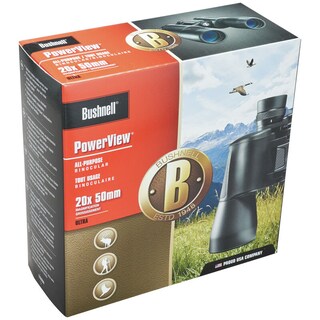 Foto 8 | Foto 8 | Binoculares Bushnell Powerview 1.0 20x50 mm Prisma Porro Profesionales Negro