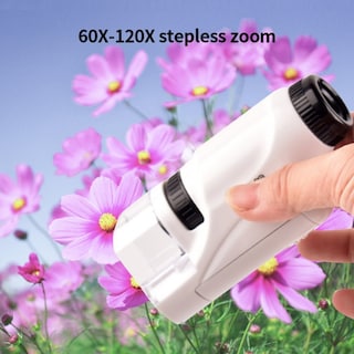 Foto 4 | Foto 4 | Microscopio Óptico Portátil Para Niños Blanco - Venta Internacional.