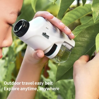 Foto 6 | Foto 6 | Microscopio Óptico Portátil Para Niños Blanco - Venta Internacional.