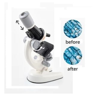 Foto 3 | Foto 3 | Kit De Microscopio Compuesto De 100x A 450x Con Luz - Negro - Venta Internacional.