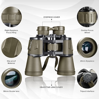 Foto 4 | Foto 4 | Binoculares Free Soldier 20x50 Military con Adaptador para Smartphone - Venta Internacional