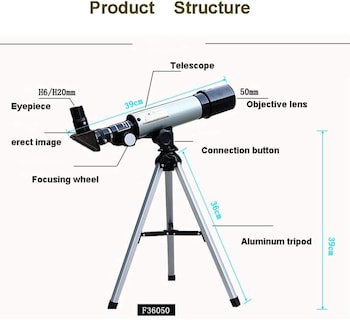 Foto 2 | Foto 2 | Telescopio Astronómico Telescopio Con Filtro Solar F36050 - Venta Internacional.