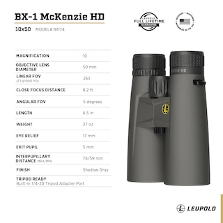 Foto 4 | Foto 4 | Prismáticos Leupold Bx-1 Mckenzie Hd 10x50 Mm Impermeables - Venta Internacional.